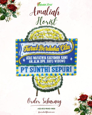 Papan Bunga Duka di Sumber Garunggung