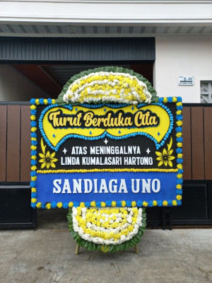 Papan Bunga Duka di Sumber Garunggung